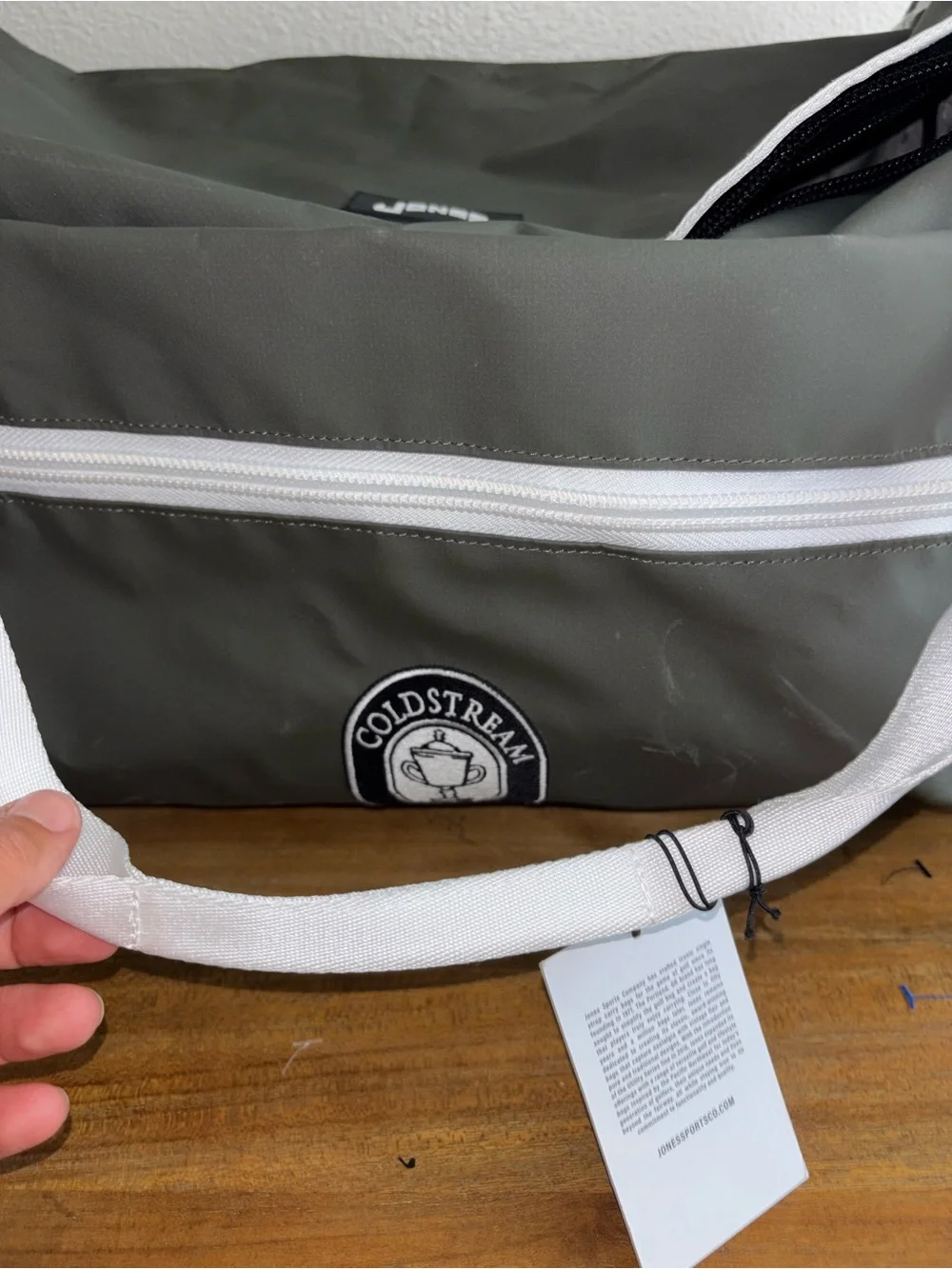 NWOT Jones FC Weekender Duffle Golf Bag New With Tag Green